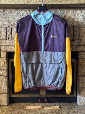 Cotopaxi Teca Half Zip Windbreaker Jacket Colorblock Anorak Packable WXL M Large